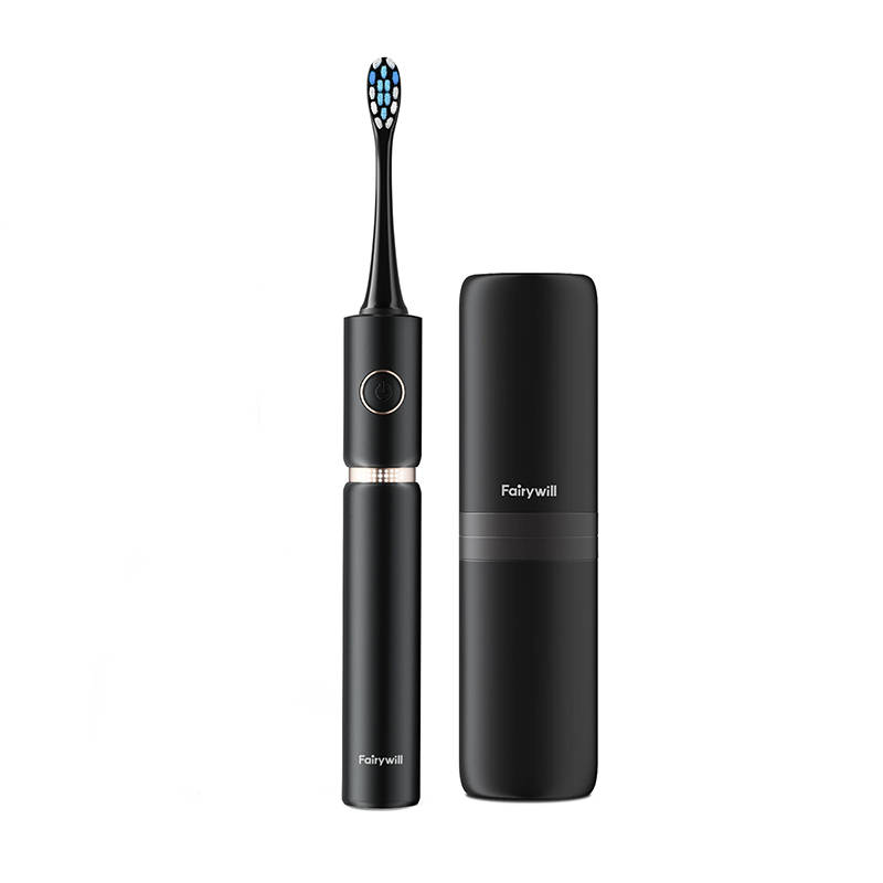 Sonic Toothbrush With Head Set And Case Fairywill Fw-p11 (black)