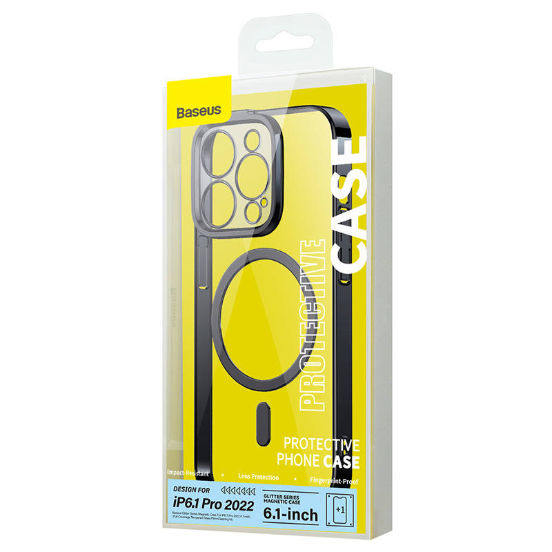 Baseus Glitter Magnetic Case Set for iPhone 14 Pro