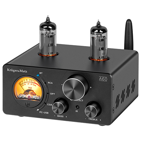 Amplificator audio cu lampi, 100W, Kruger&matz, A60