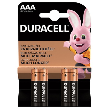 Baterie Alcalina Duracell Lr03 Blister 4 Buc