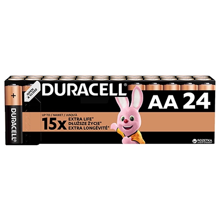 Baterie Duracell Alcalina AA 24 buc