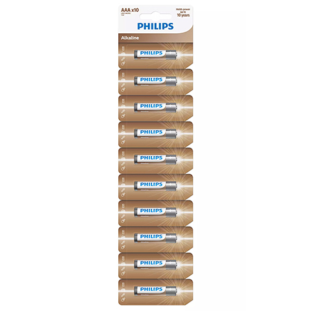 Philips Baterie aaa alcalină entry 1.5v 10 bliister