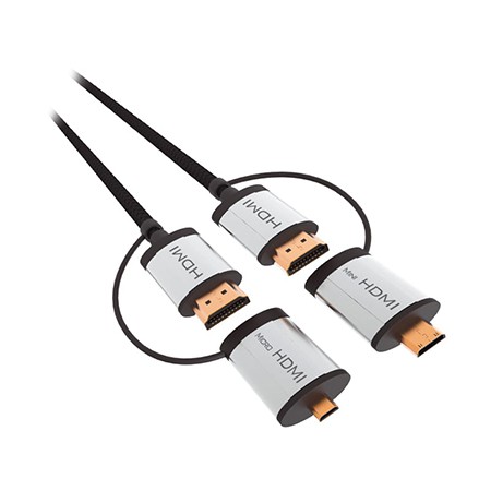 Cablu hdmi - hdmi + adaptor c / d v 1.4 1.5m