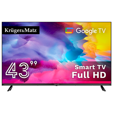 Televizor Smart Google TV 43 Inch H265 108cm Kruger&matz