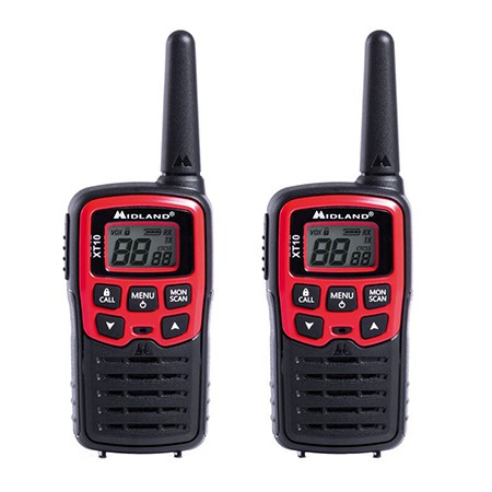 Kit 2 radio pmr walkie talkie, capacitatea de a activa transmisia vocala fara a apasa un buton