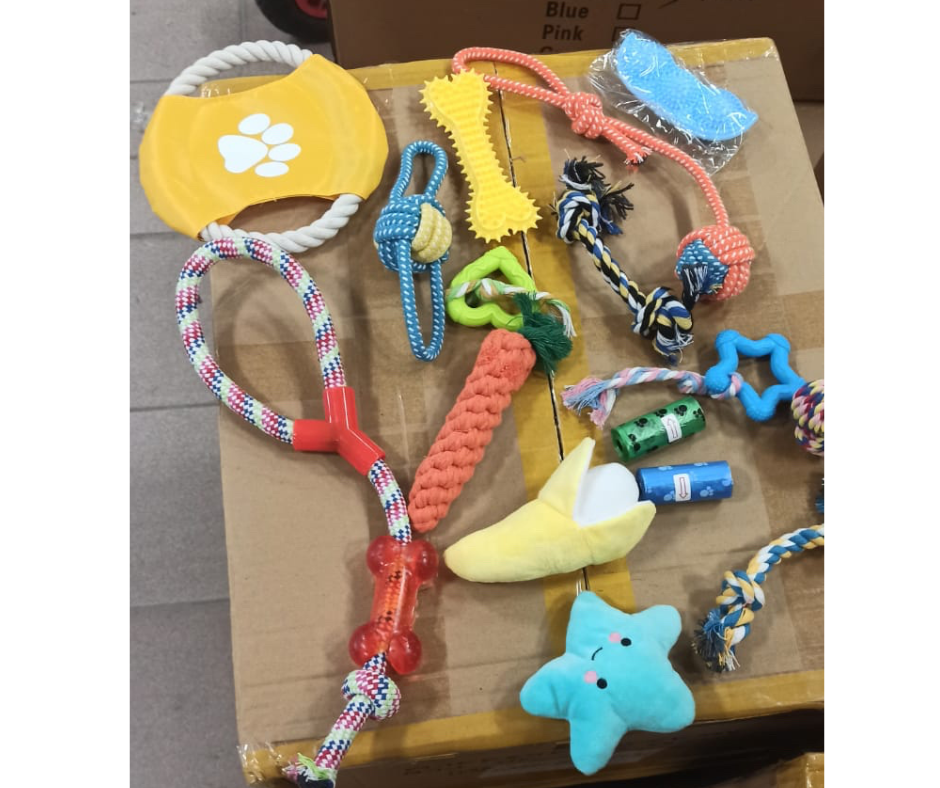 Jucarie pentru animale de companie - Set 16 bucati