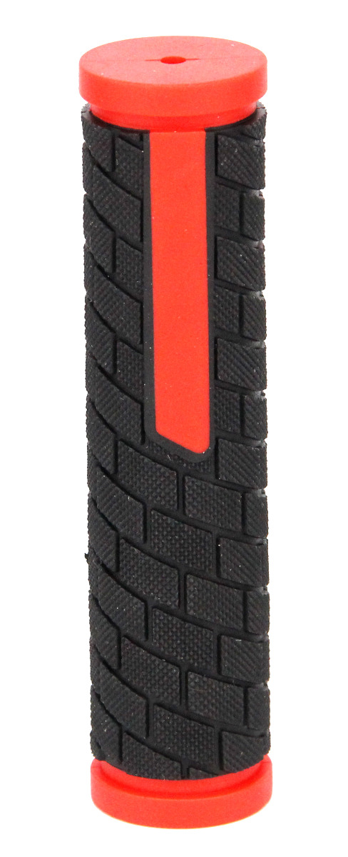 Mansoane b-race mtb negru/rosu, 128mm, design ergonomic