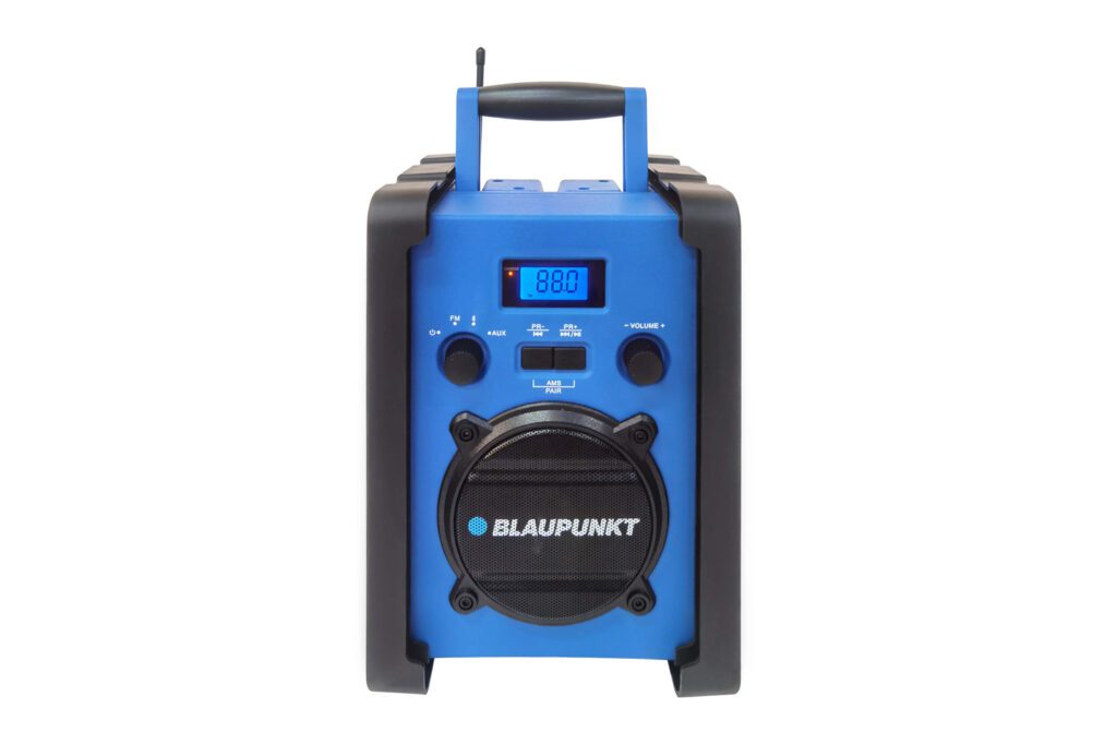 Radio portabil blaupunkt cu bluetooth și rezistență la șantier