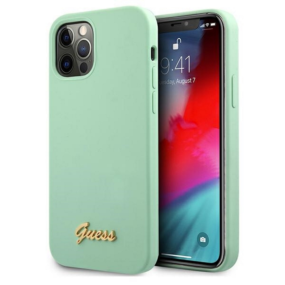Minimalist guess case silicone for iphone 12 / 12 pro 6.1