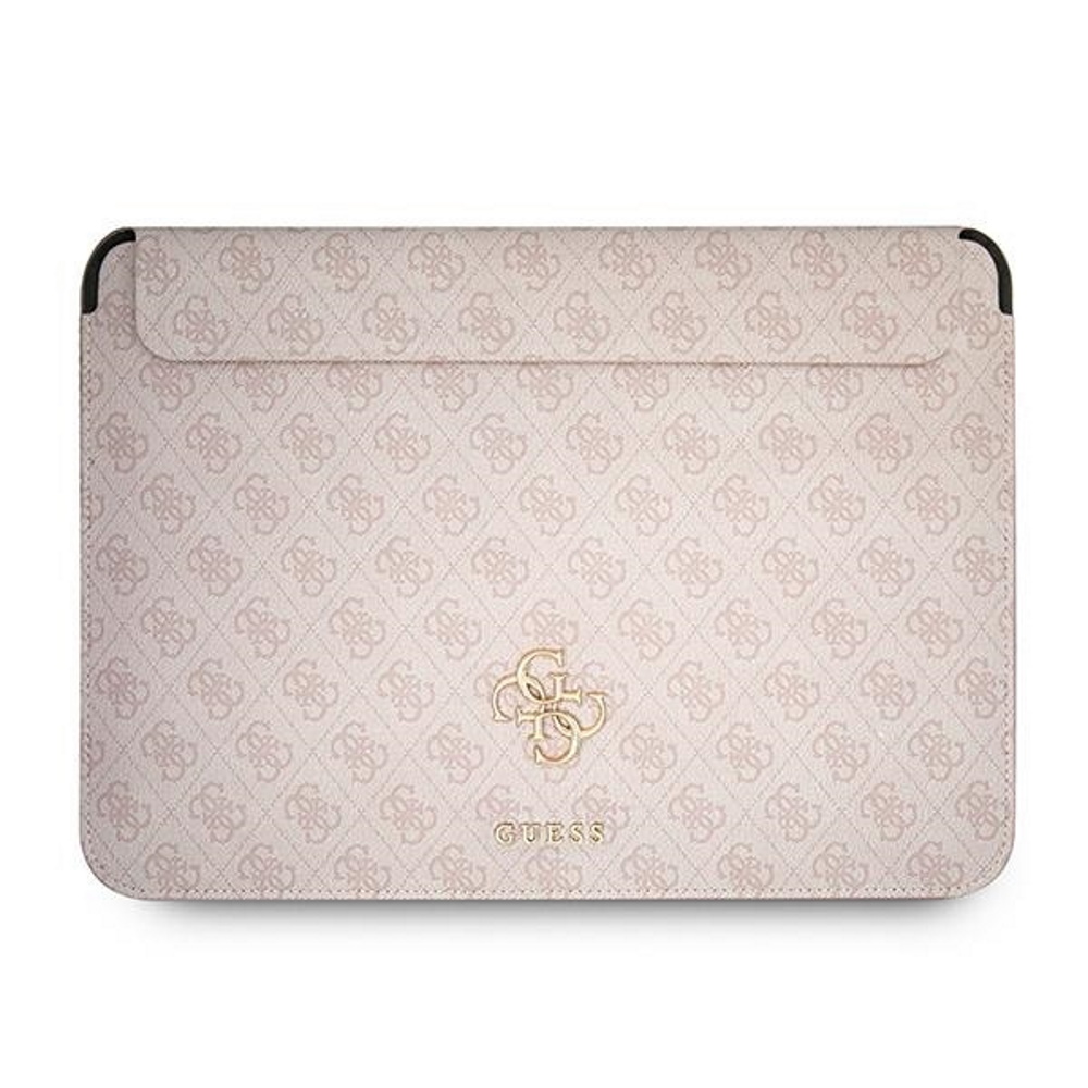 Sleeve profesional pentru notebook/tablet 13'' roz cu logo mare