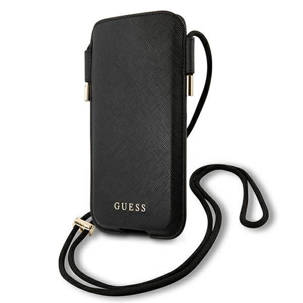 Guess smartphone profesional purse 6,1 guhcp12msapsbk black saffiano