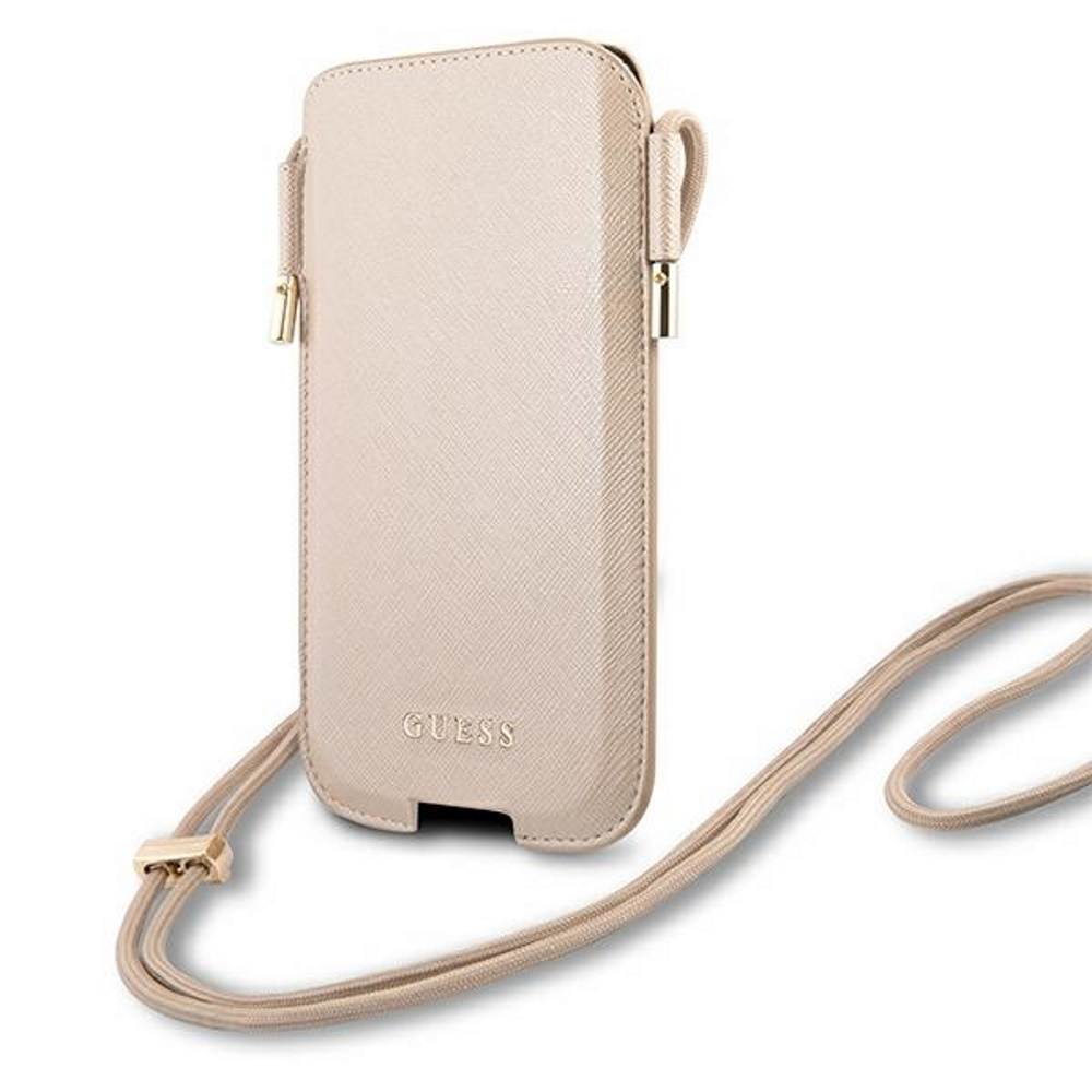 Guess smartphone profesional purse 6,1 guhcp12msapslg gold saffiano