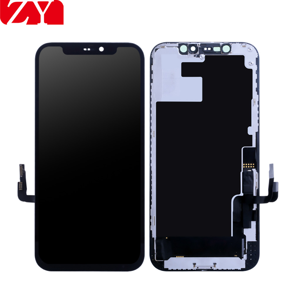 Lcd + profesional touch panel for iphone 12 / 12 pro tft incell zy black