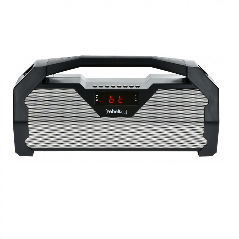 Difuzor profesional bluetooth rebeltec soundbox 400 bt / fm / usb gri